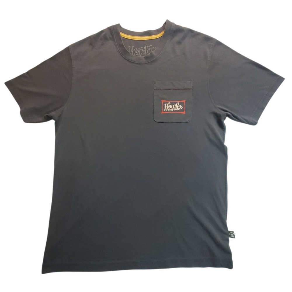 Howler Bros Pocket Tee Diuble Sided Graphic T-Shirt Heed the Call Short Sleeve M